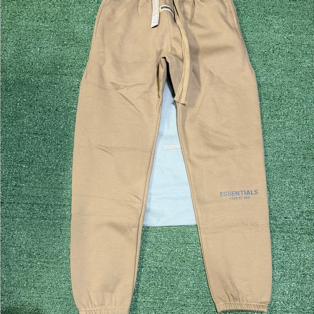 Fear of God Essentials Brown Sweatpants men’s medium brand new never worn
